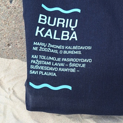 Maišelis KAD PŪSTŲ!, mėlynas