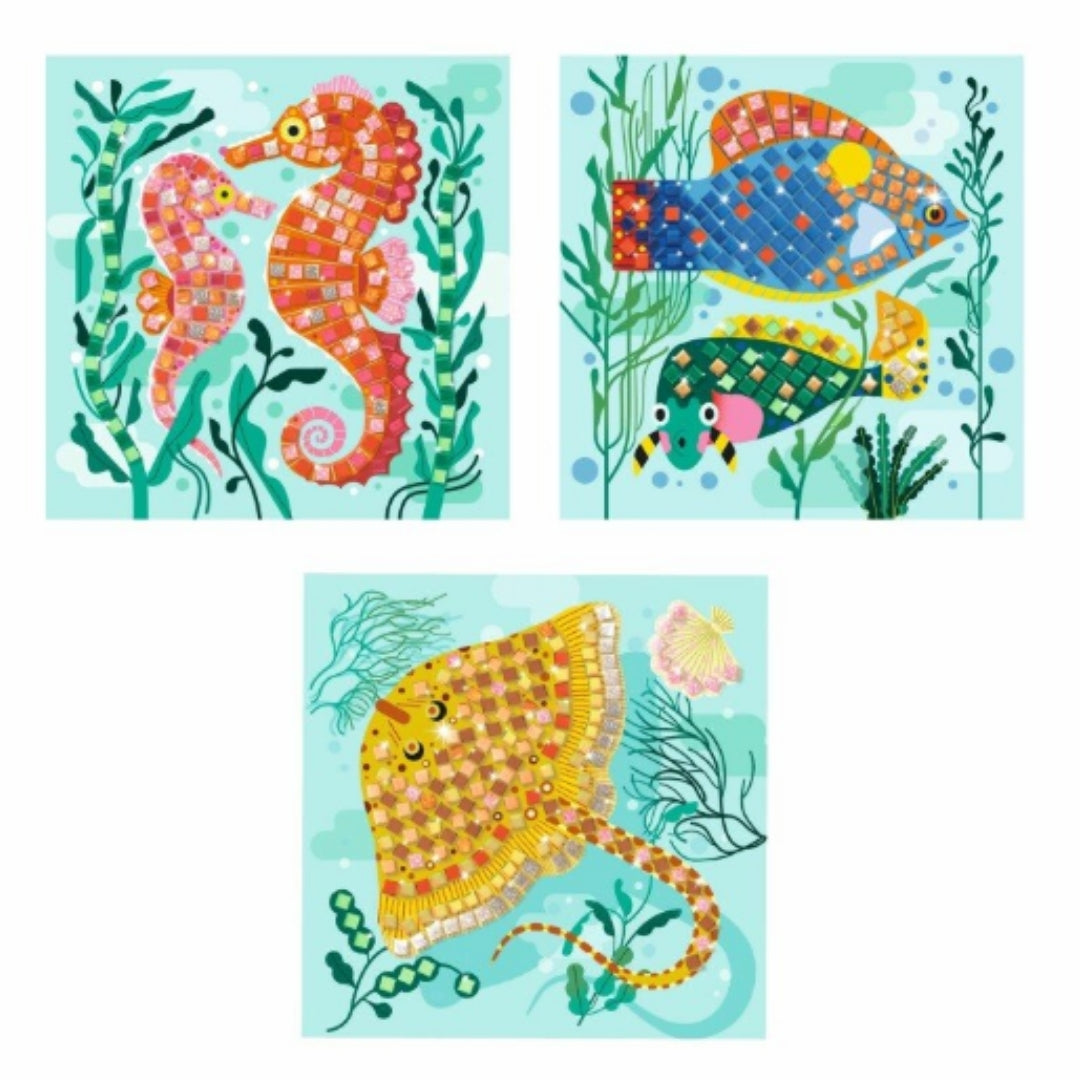 Kūrybinis rinkinys – mozaika KARIBŲ JŪROS GYVŪNAI