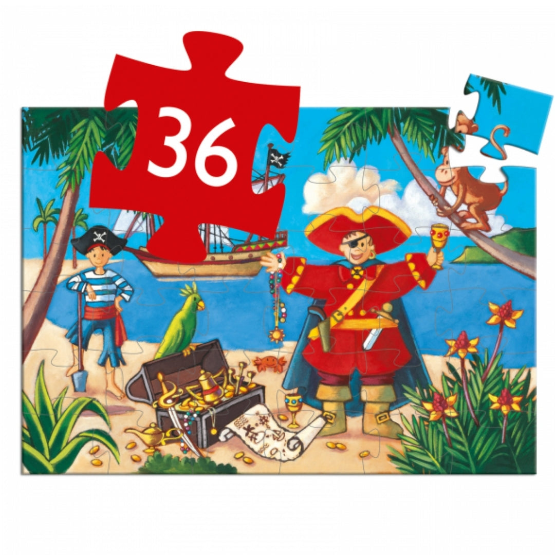 Siluetų dėlionė PIRATAS