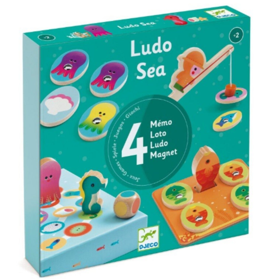 4 žaidimai LUDO JŪRA