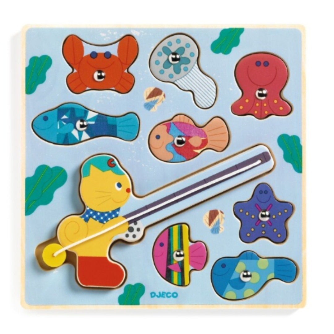 Medinė dėlionė - žvejybos žaidimas BARIOLO