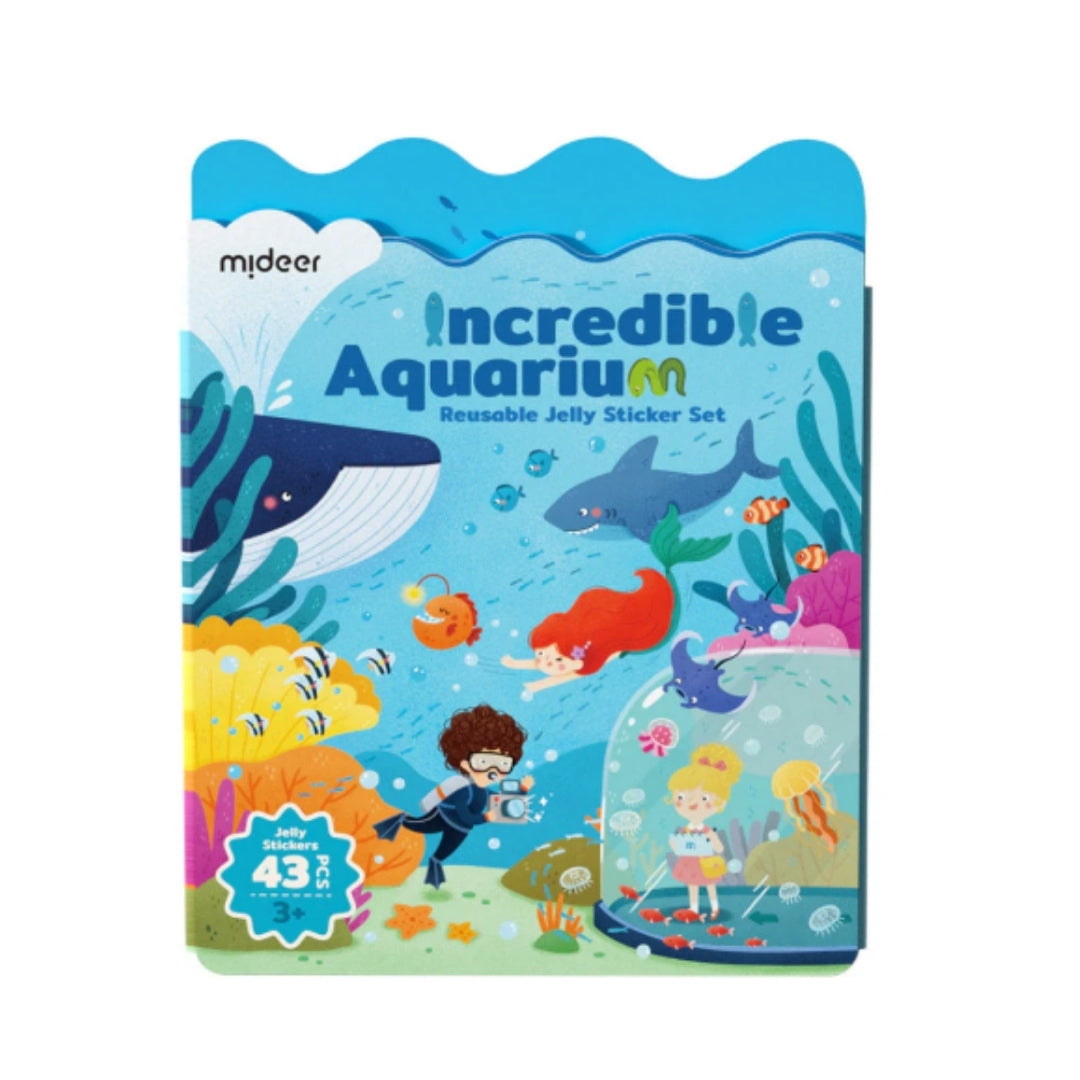 Daugkartiniai lipdukai vaikams NUOSTABUS AKVARIUMAS