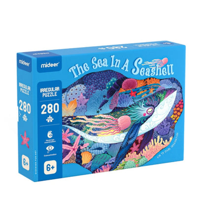 Netaisyklingos formos dėlionės vaikams VANDENYNAS KRIAUKLĖJE