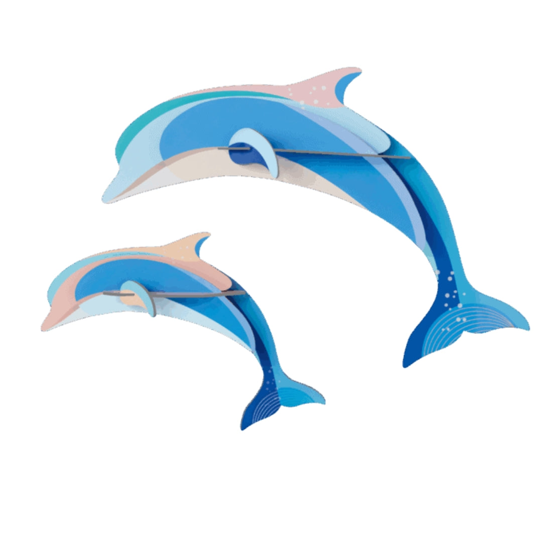 3D dėlionė-sienos dekoracija DELFINAI