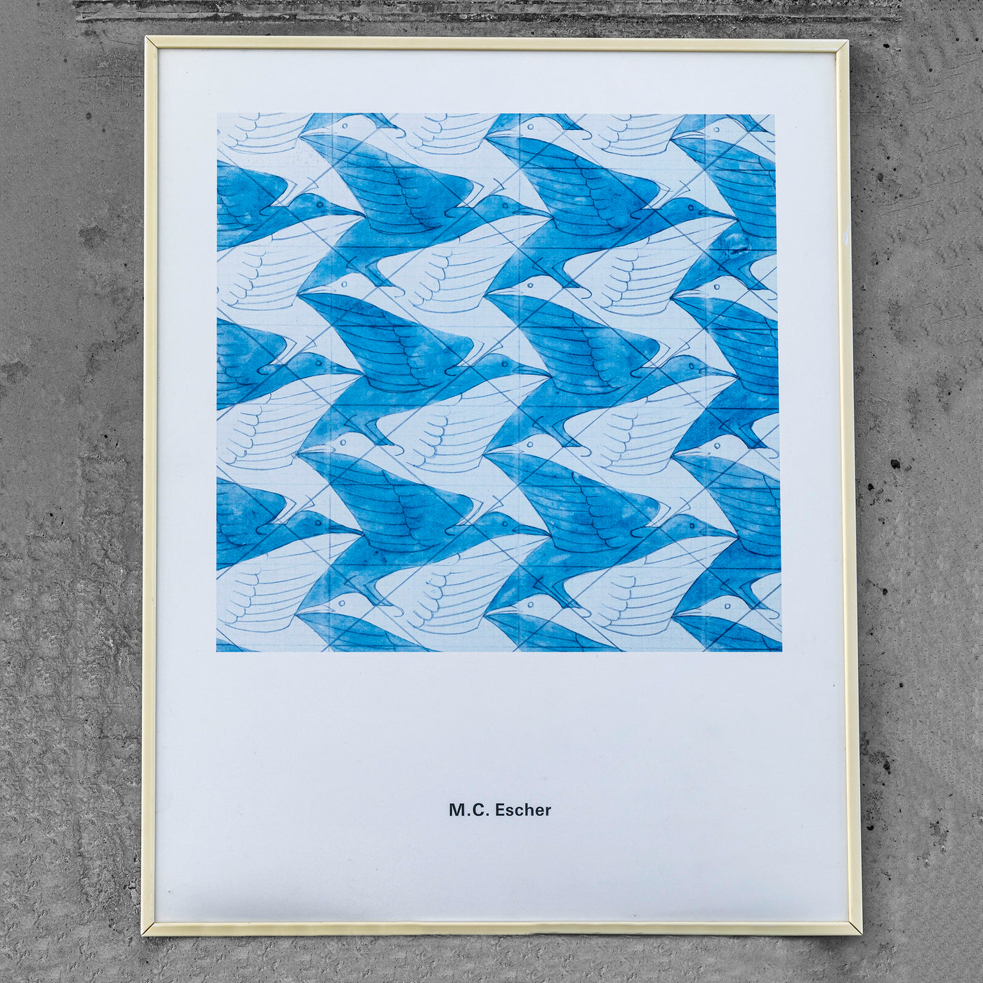 M. C. Escher grafikos reprodukcija BIRDS. Vintažas