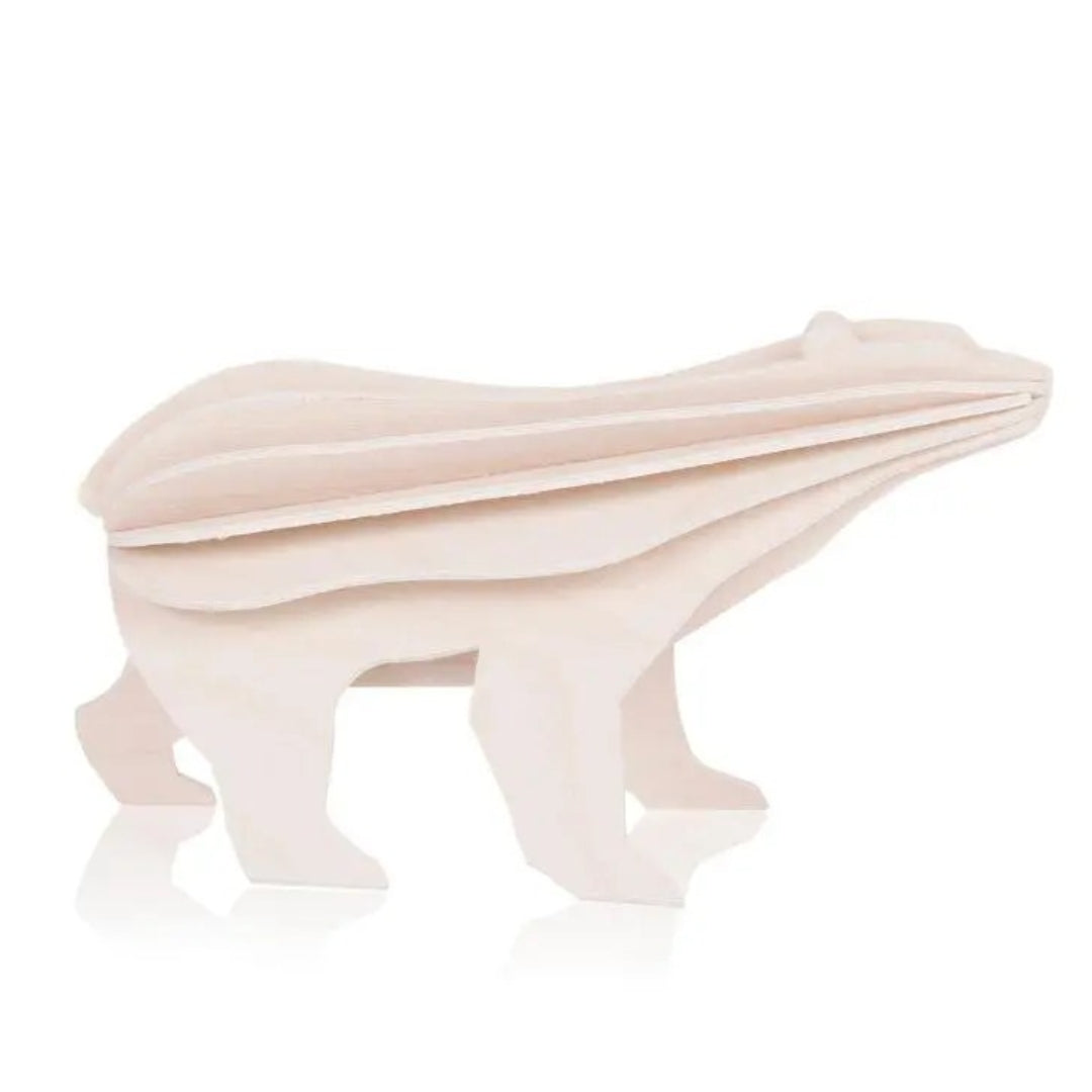 Medinė figūrėlė POLIARINIS LOKYS, 15 cm