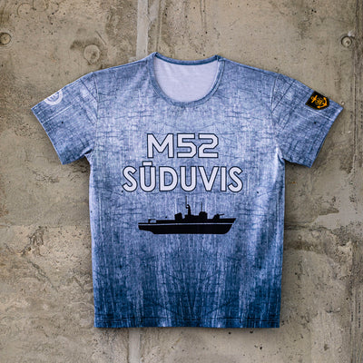 Marškinėliai M52 „SŪDUVIS“, pilki