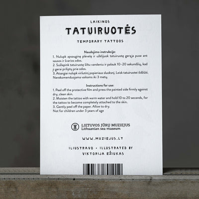 Laikinos tatuiruotės Jūros gyvūnai, Nr. 9